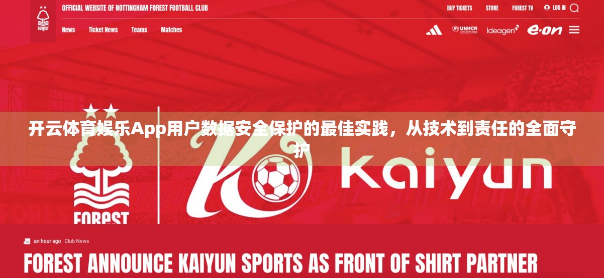 开云体育娱乐App用户数据安全保护的最佳实践，从技术到责任的全面守护